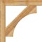 Ekena Millwork Westlake Block Rough Sawn Bracket, Western Red Cedar, 4"W x 32"D x 32"H BKT04X32X32WTL05RWR - alternate 2